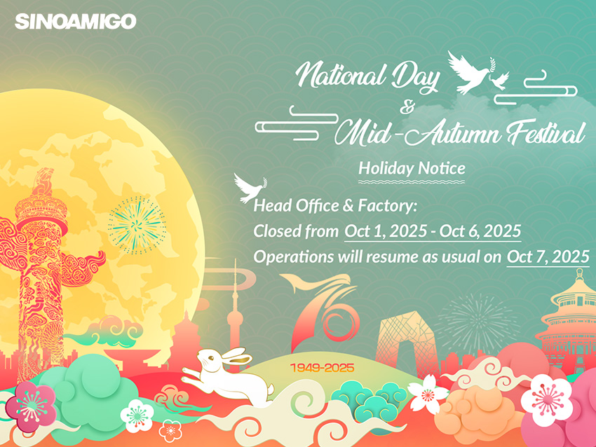 Holiday Notice: National Day & Mid-Autumn Festival 2025