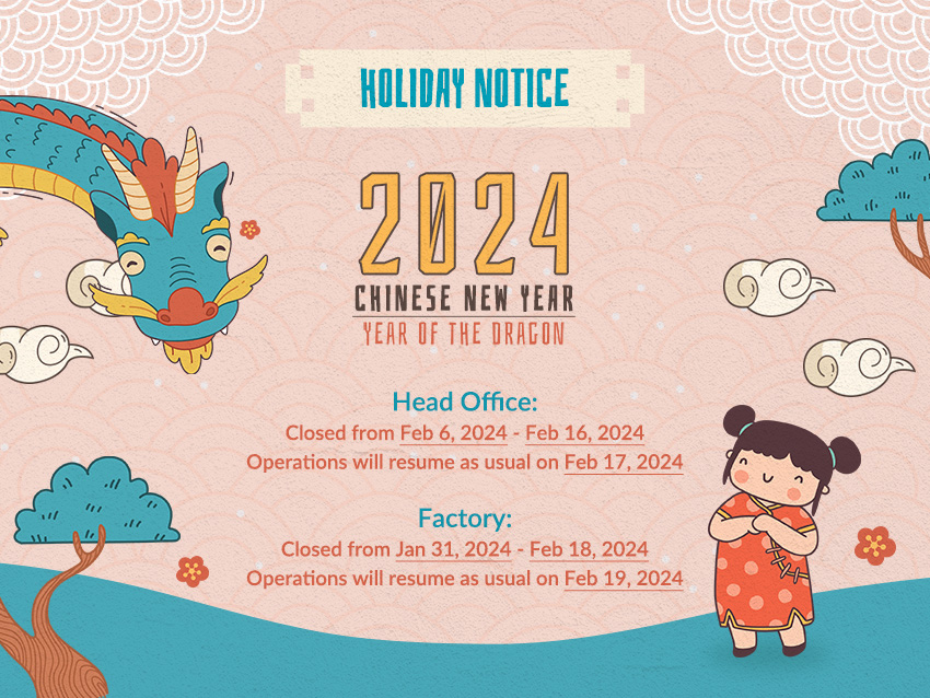 2024 Lunar New Year OUT OF OFFICE in white