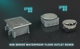 SOB Series Waterproof Floor Outlet Boxes